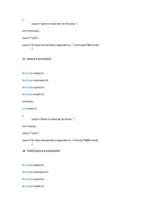 50 codigos escritos en word | DOCX