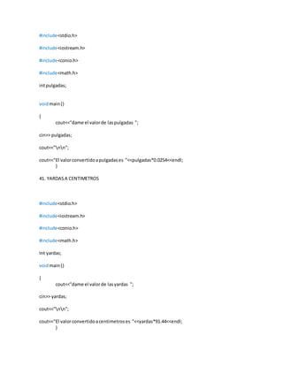 50 codigos escritos en word | DOCX