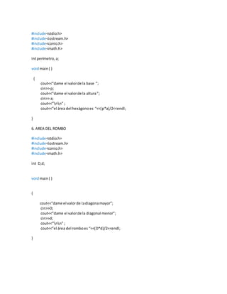 50 codigos escritos en word | DOCX
