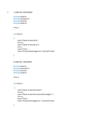 50 codigos escritos en word | DOCX