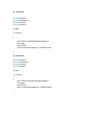50 codigos escritos en word | DOCX