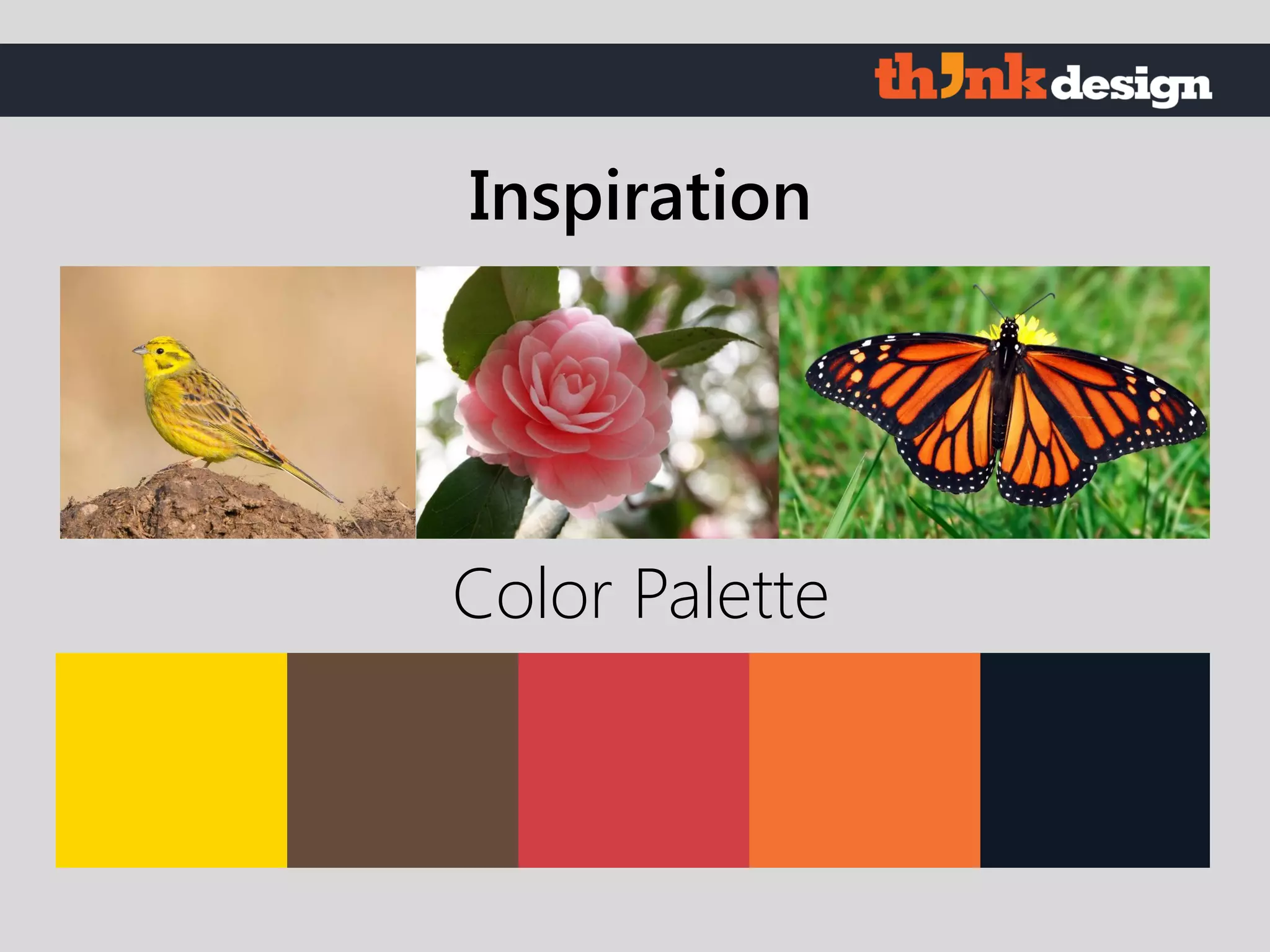 Color Palette
Inspiration
 