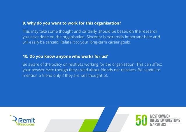 organisation interview questions
