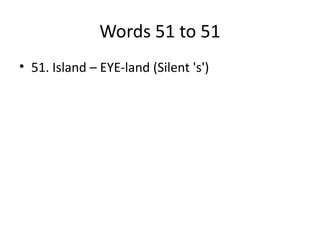 50 Commonly Mispronounced English Words with Correct Pronunciation ...