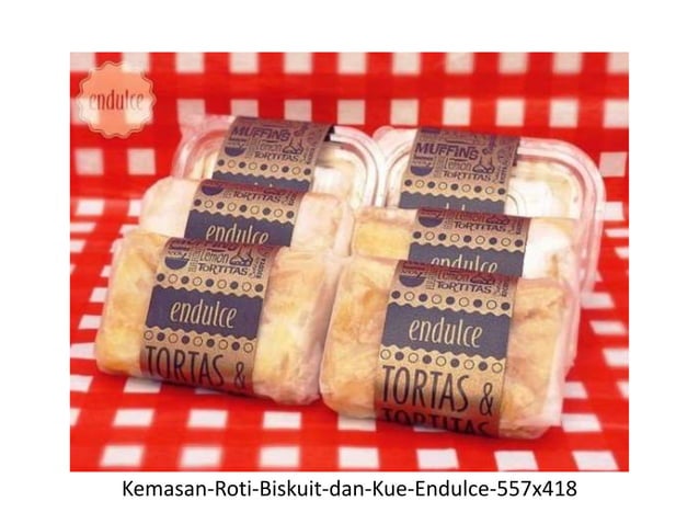 50 contoh desain kemasan roti kue dan biskuit | PPTX | Desserts and ...