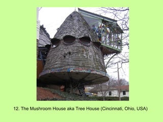 12. The Mushroom House aka Tree House (Cincinnati, Ohio, USA) 