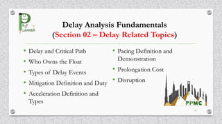 Delay Analysis Fundamentals and EOT Claims | PDF