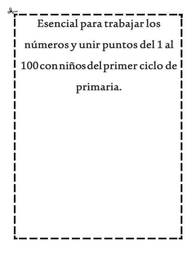 50 Dibujos Para Unir Del 1 Al 100