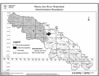 Moose Jaw River Watershed boundaries1