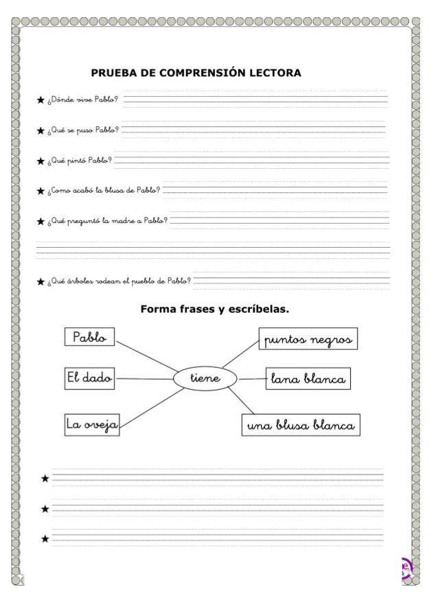 50 ejercicios de comprensión lectora para primaria me | PDF