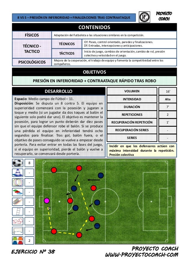 50 ejercicios de entrenamiento de fútbol