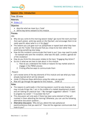 Step 5 Training Materials - Facilitator Guide | PDF