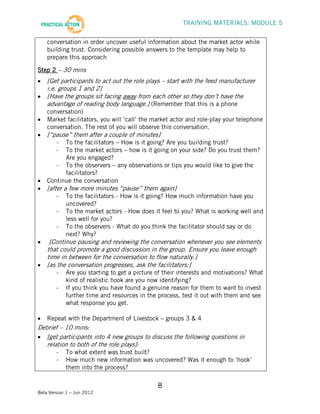 Step 5 Training Materials - Facilitator Guide | PDF