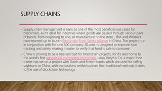 50+ examples of how blockchains are taking | PPTX