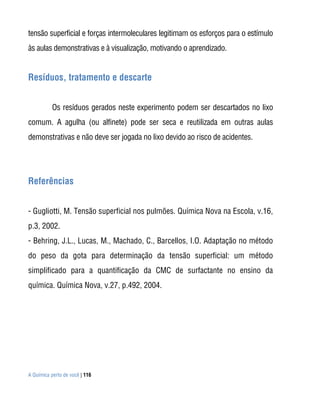 Sociedade Brasileira de Química | 117
16
Corrida brilhante
Contribuição de: Erika Pereira*, Leonice Coelho e Rubéns Franci...
