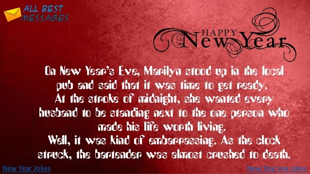 New Year Jokes - New Year eve jokes - Funny Happy New Year Jokes
