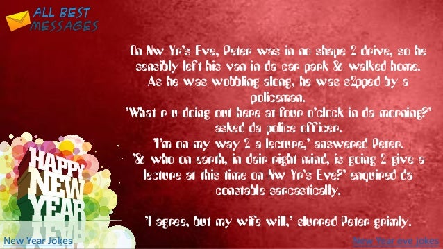 New Year Jokes - New Year eve jokes - Funny Happy New Year Jokes