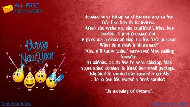 New Year Jokes - New Year eve jokes - Funny Happy New Year Jokes