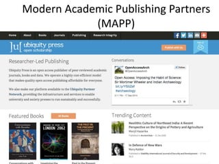 Modern Academic Publishing Partners 
(MAPP) 
 