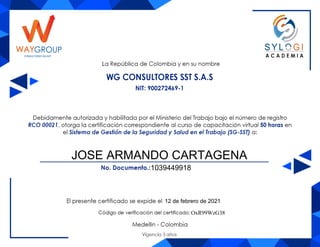 JOSE ARMANDO CARTAGENA
1039449918
12 de febrero de 2021
OxR99WzG38
Powered by TCPDF (www.tcpdf.org)
 