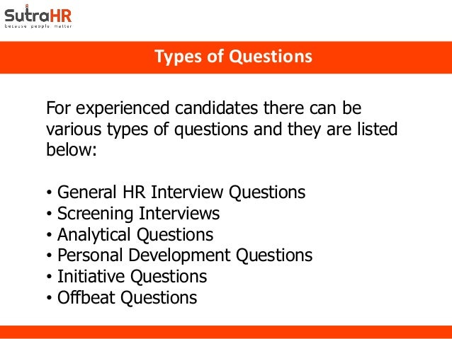 analytical questions for interviews