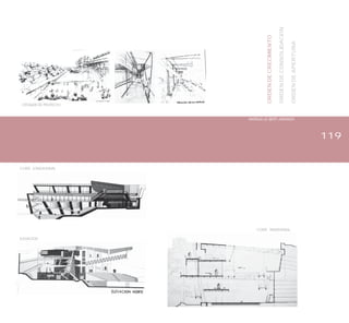 119
NATALIA LE-BERT JAINAGA
CROQUIS DE PROYECTO
CORTE LONGITUDINAL
ELEVACION
CORTE TRANSVERSAL
ORDENDECRECIMIENTO
ORDENDECONSOLIDACION
ORDENDEAPERTURA
 