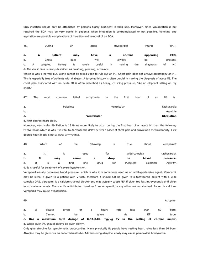 50 Item Ms Practice Test With Answers And Rationale