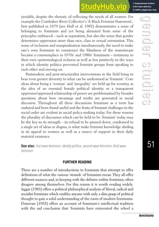 50 Key Concepts In Gender Studies | PDF