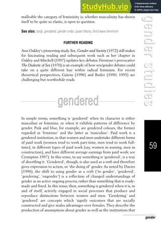 50 Key Concepts In Gender Studies | PDF