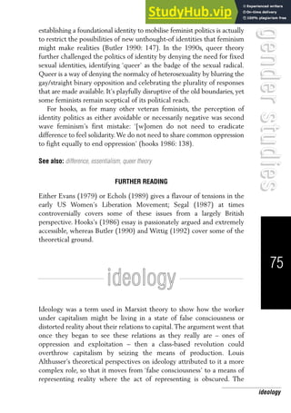 50 Key Concepts In Gender Studies | PDF