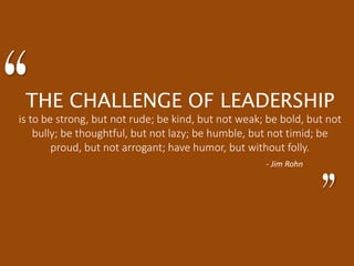 Humble Inspiring Leadership Quotes To Do Great Things Is