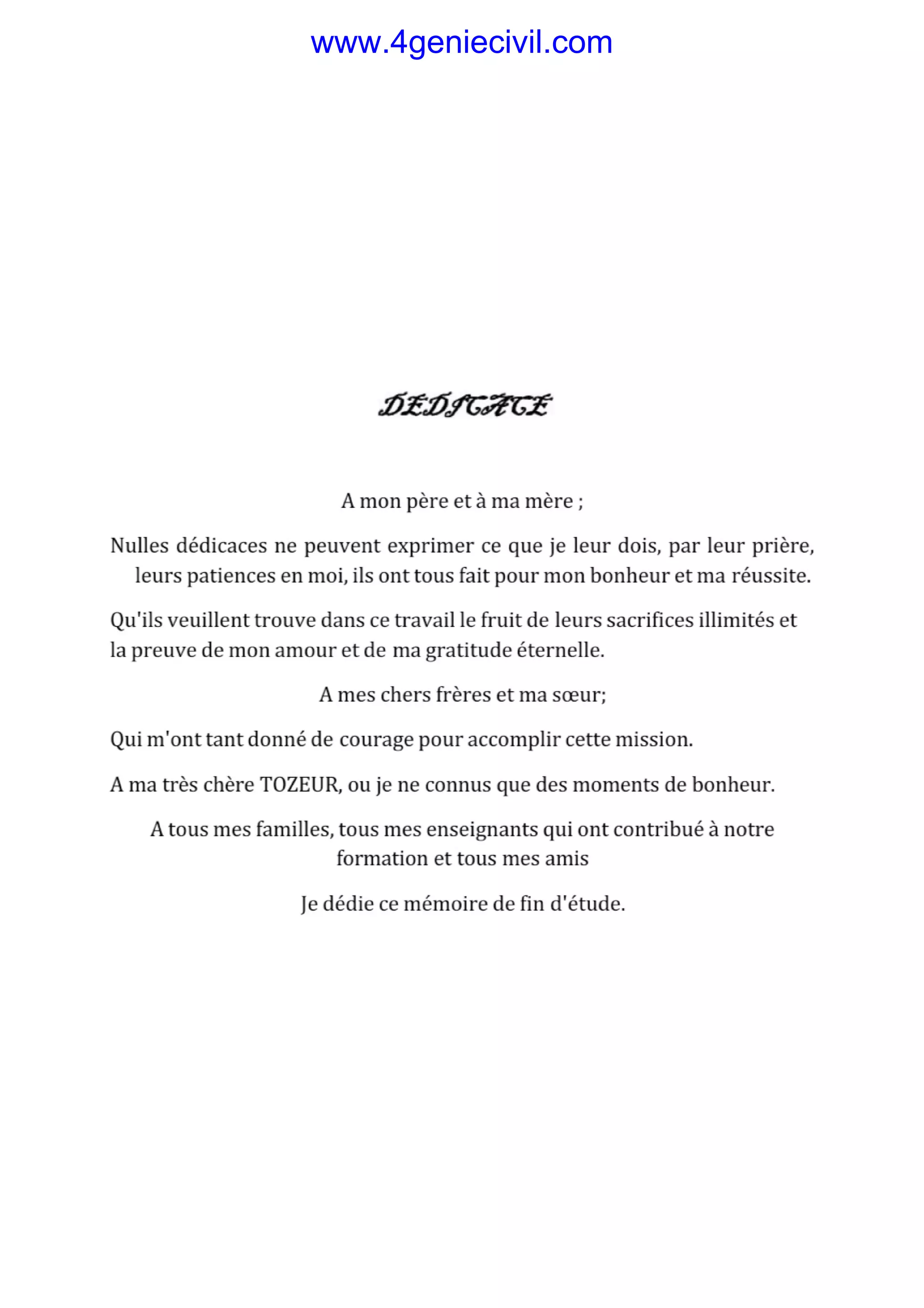 Dédicace Et Remerciement Mémoire De Fin D études 50 les plus belles dédicaces de mémoire de fin d'étude - pdf.pdf