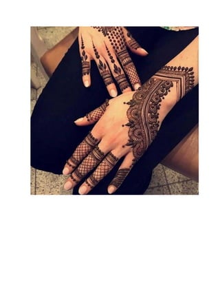 Mehandi Packet 50+ mind blowingly simple mehandi designs (1) | PDF