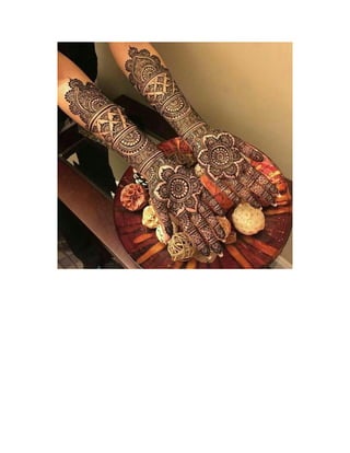 Mehandi Packet 50+ mind blowingly simple mehandi designs (1) | PDF