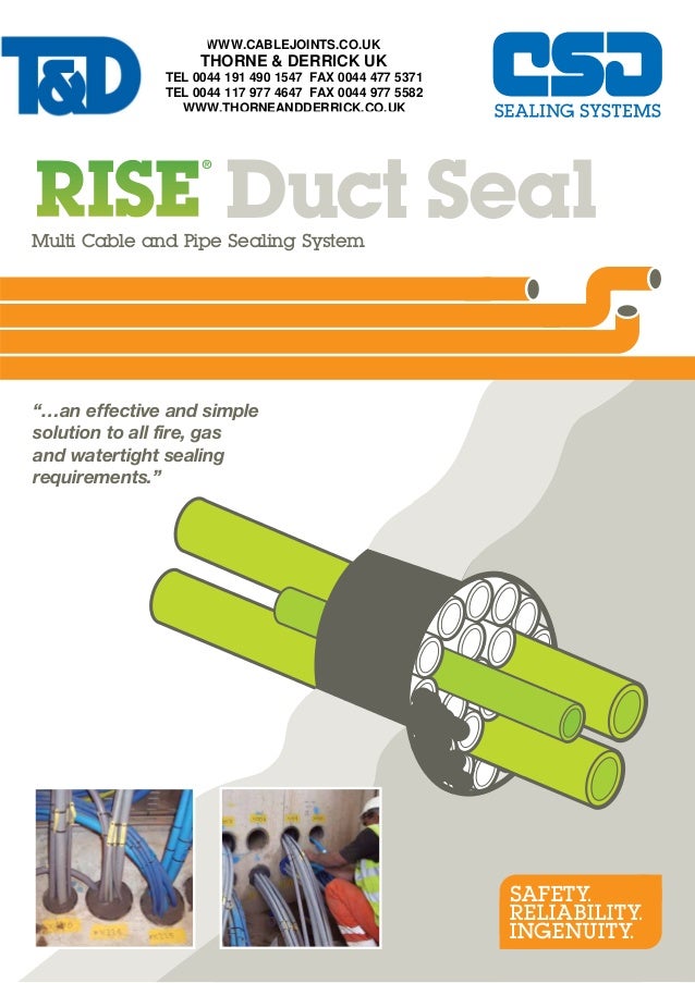 50mm Duct Seal Fire Rated (DSEAR ATEX) Cable & Pipe Seals CSD RIS…