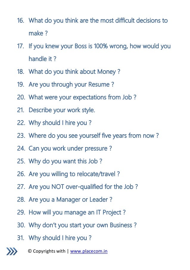 40 most asked interview questions with answers 