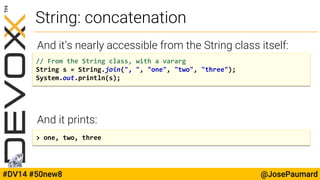 50 new things you can do with java 8 | PPT