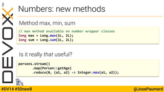 50 new things you can do with java 8 | PPT