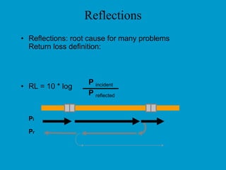Example of cell switching:  Distributed queue dual buss (DQDB) Function -  transport units  constant length -  access units  access   info in the ring: - know subscribers in access unit’s subnets and route packets for them - access protocol applies  token ring Properties - distributed switching (Compare    to FDDI*)  - ATM compatible - rates: 64 kb/s ... 45 Mb/s - geographical limit up to 200 km *FDDI: Fiber Distributed Data Interface see:  http://www.iol.unh.edu/training/fddi/htmls/ Transport Unit (same as in ATM) 