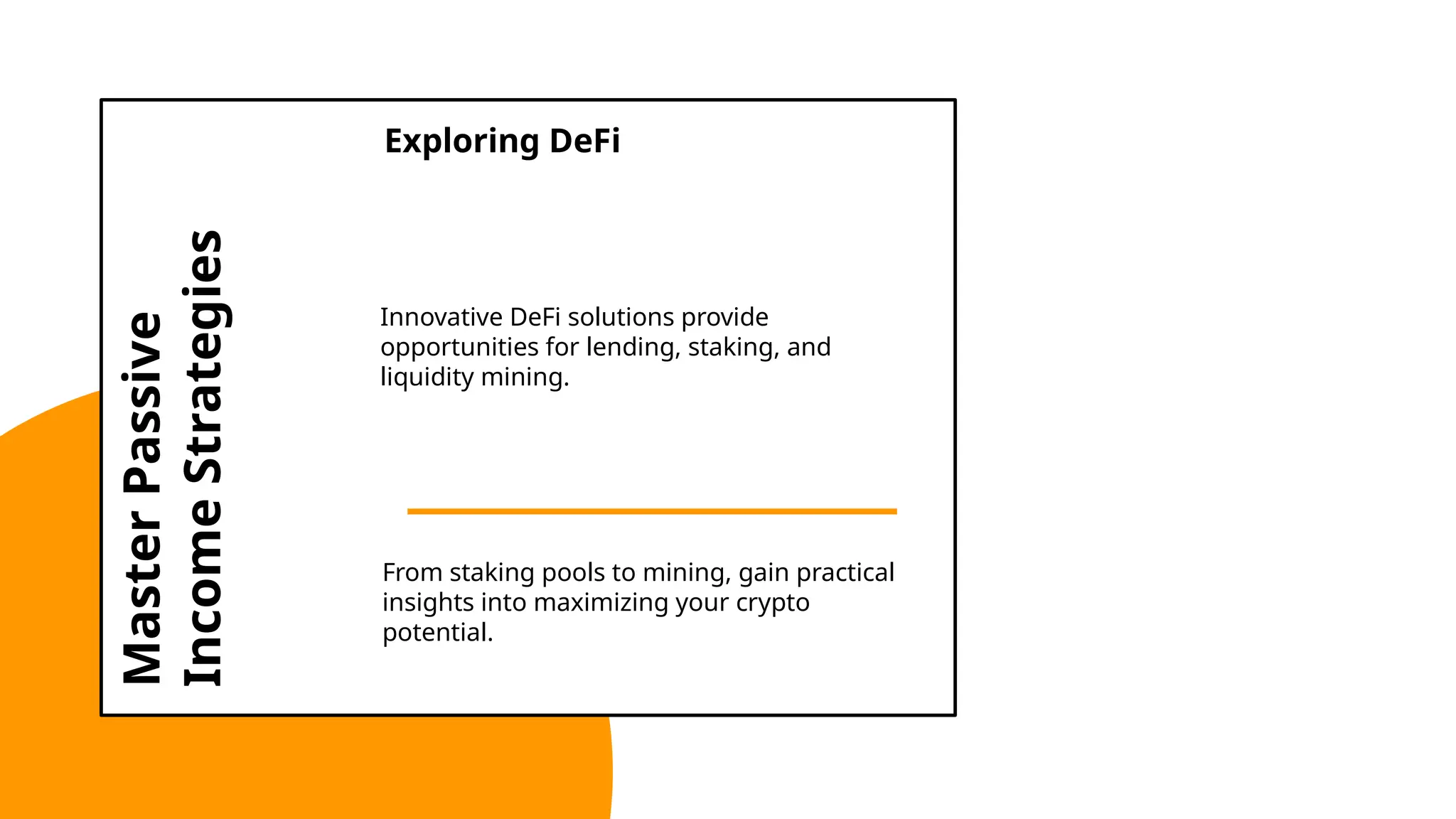 50 Passive Income Strategies in the Bitcoin Era | PPTX