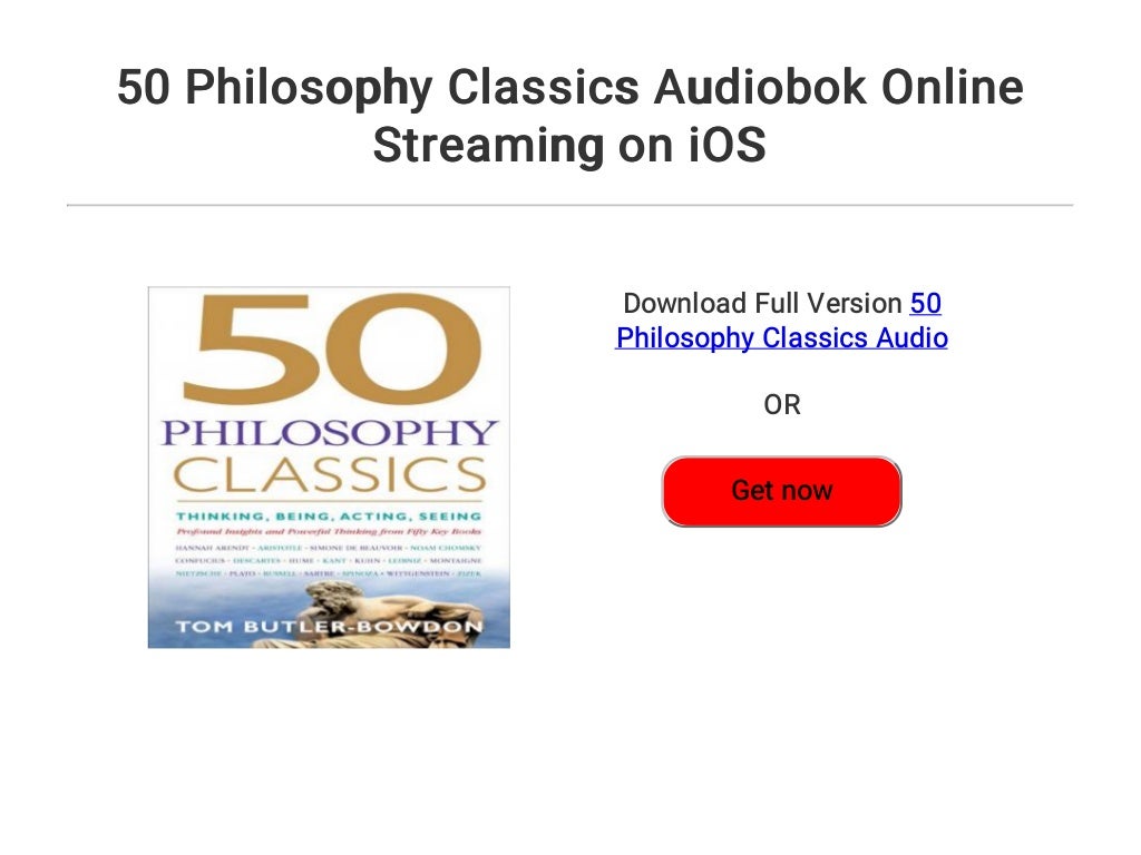 50 Philosophy Classics Audiobok Online Streaming on iOS