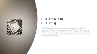 50 Point Inspection with eAuditor Audits and inspections | PDF