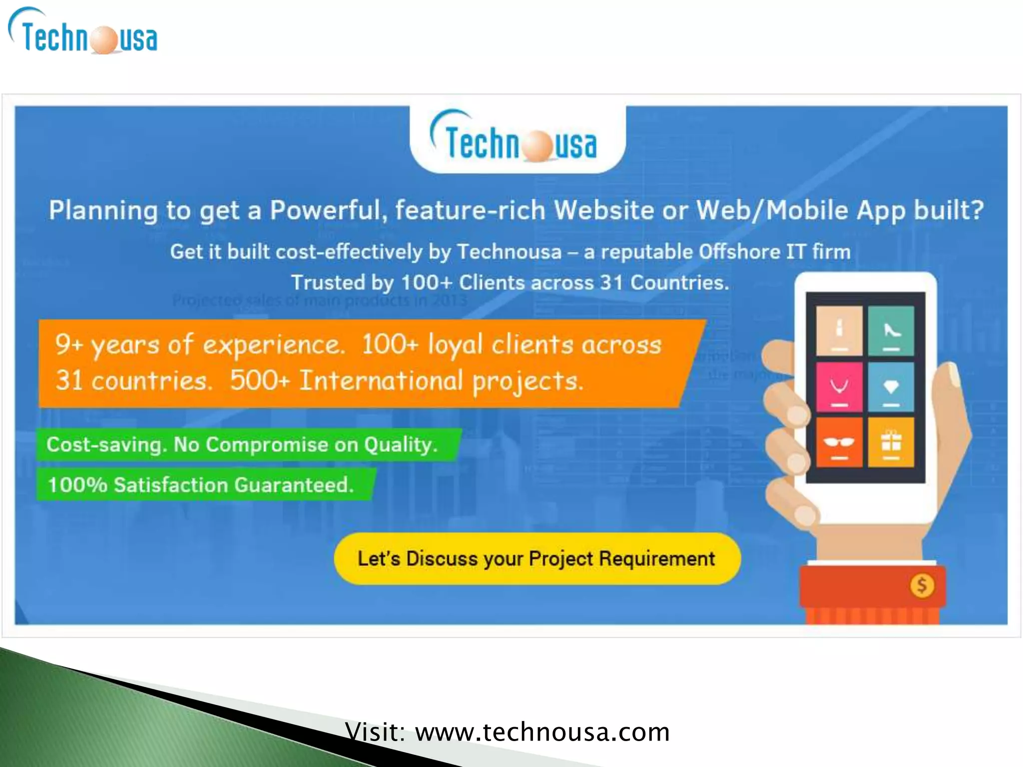 Visit: www.technousa.com
 