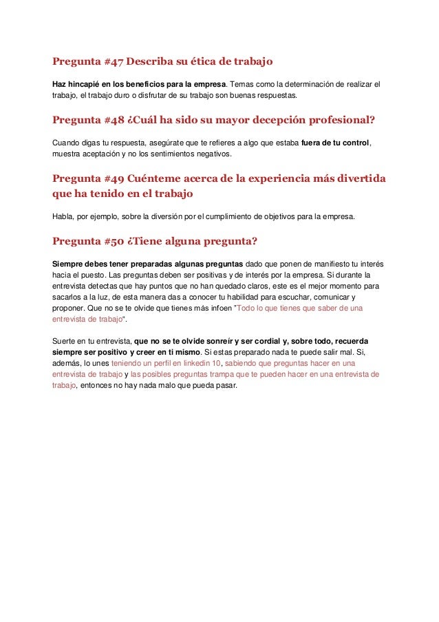 preguntas de entrevistas con respuestas 50 preguntas y respuestas en una entrevista de trabajo preguntas de entrevistas con respuestas 50 preguntas y respuestas en una entrevista de trabajo
