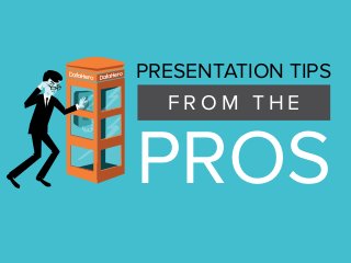 PRESENTATION TIPS 
FROM THE 
PROS 
 