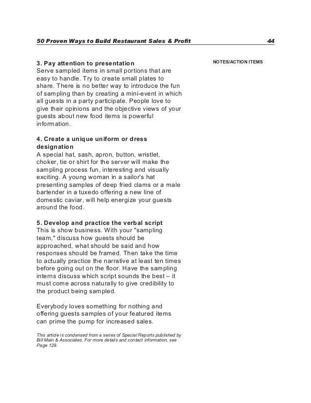 notesaction items 44