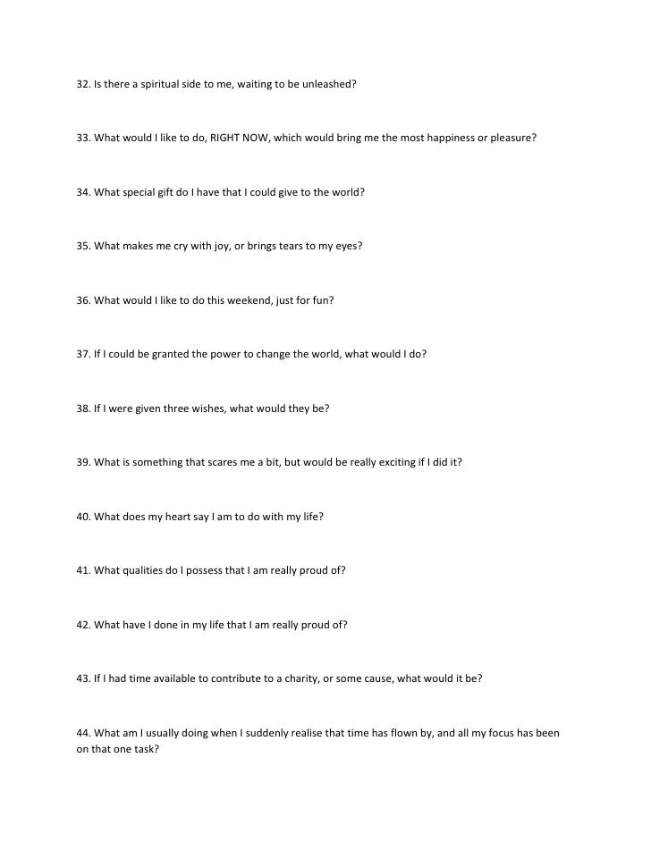 what would you do questions