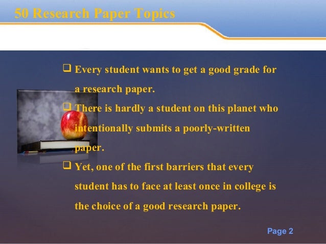 50 essay topics