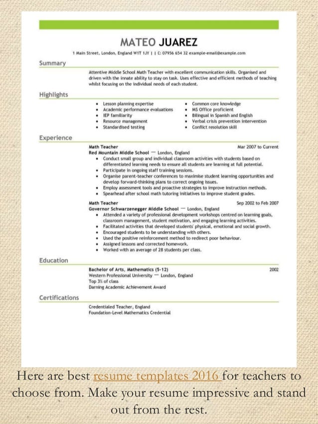50 resume samples a great resume template
