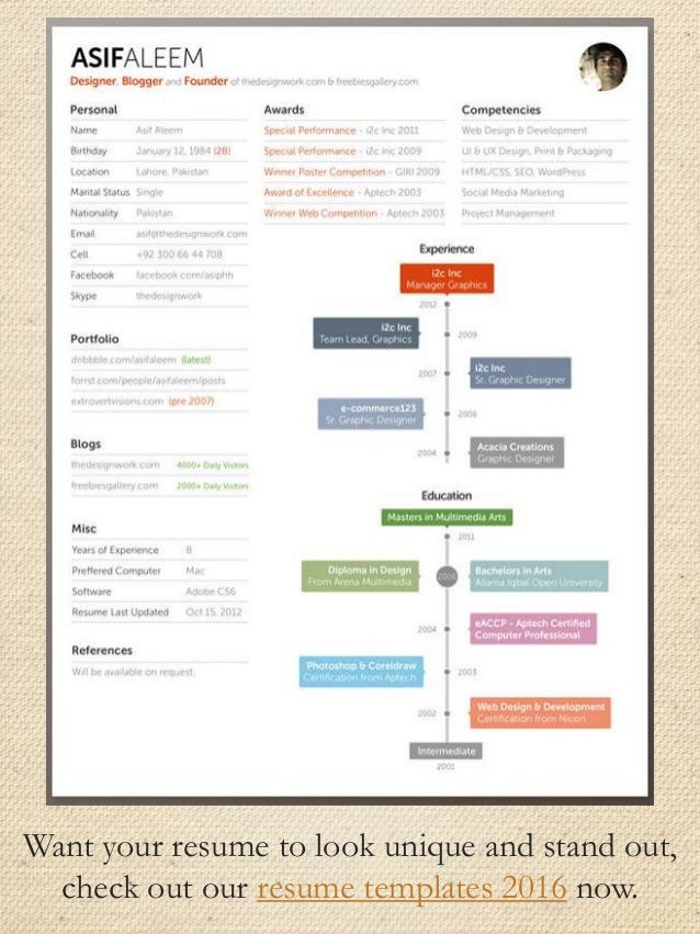 how to write a resume that stands out